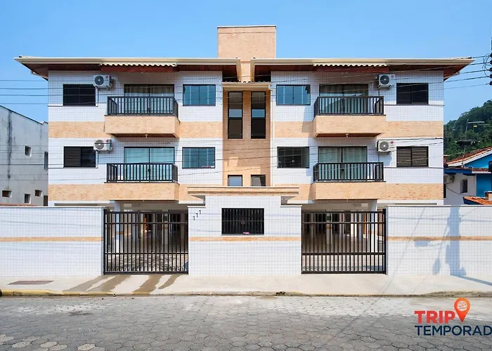 Apartamento com ar condicionado à 100 metros da praia - Edifício Ibiza